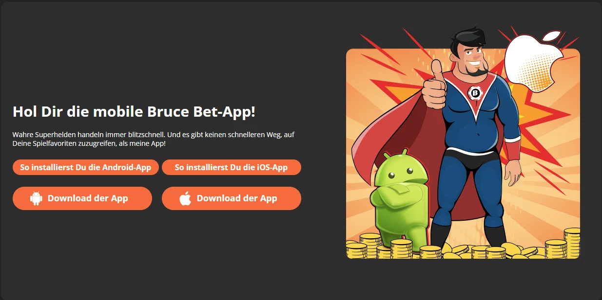 Bruce Casino Mobile App